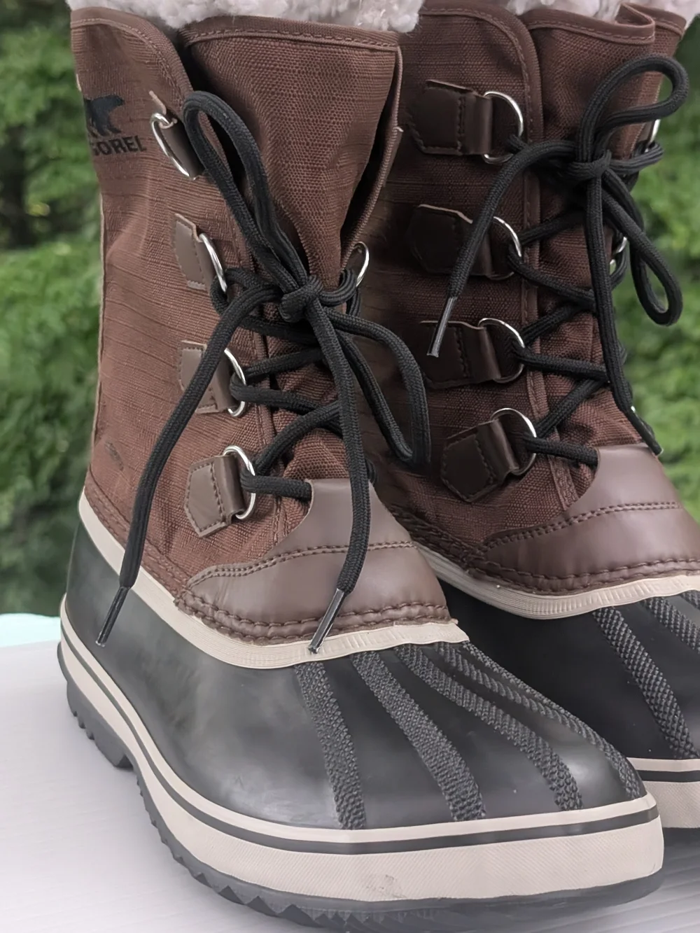 Sorel Brown and Black Men's Rain & Snow Boots